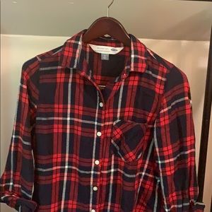 Red plaid flannel